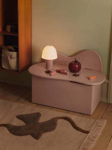 Slope bench with forvaring 75x38x51 cm - Rose - Ferm Living