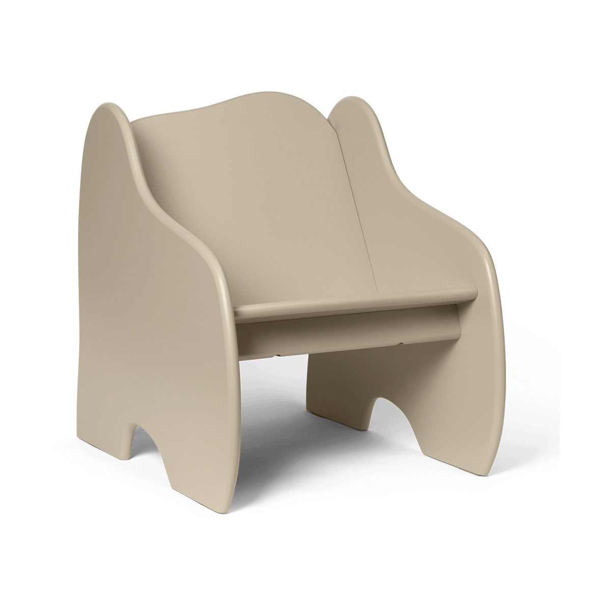 Ferm Living Slope lounge chair Cashmere | Scandinavian Design | Chairs | Beige