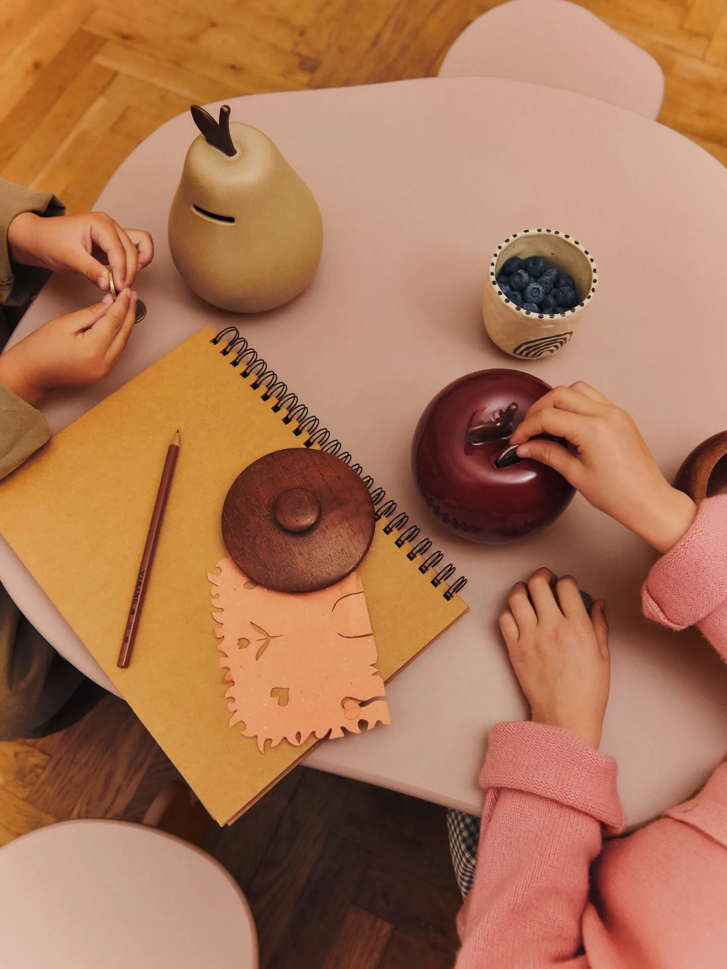 Slope table, Rose Ferm Living