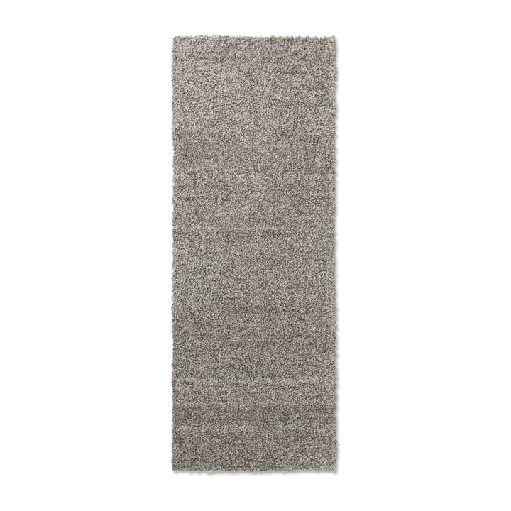 Slub bouclé entrance rug 80x200 cm - Charcoal - Ferm LIVING