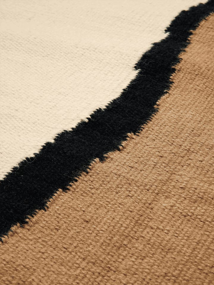 Soil Kelim walking mat, Dark sand-off white, 70x180 cm Ferm Living
