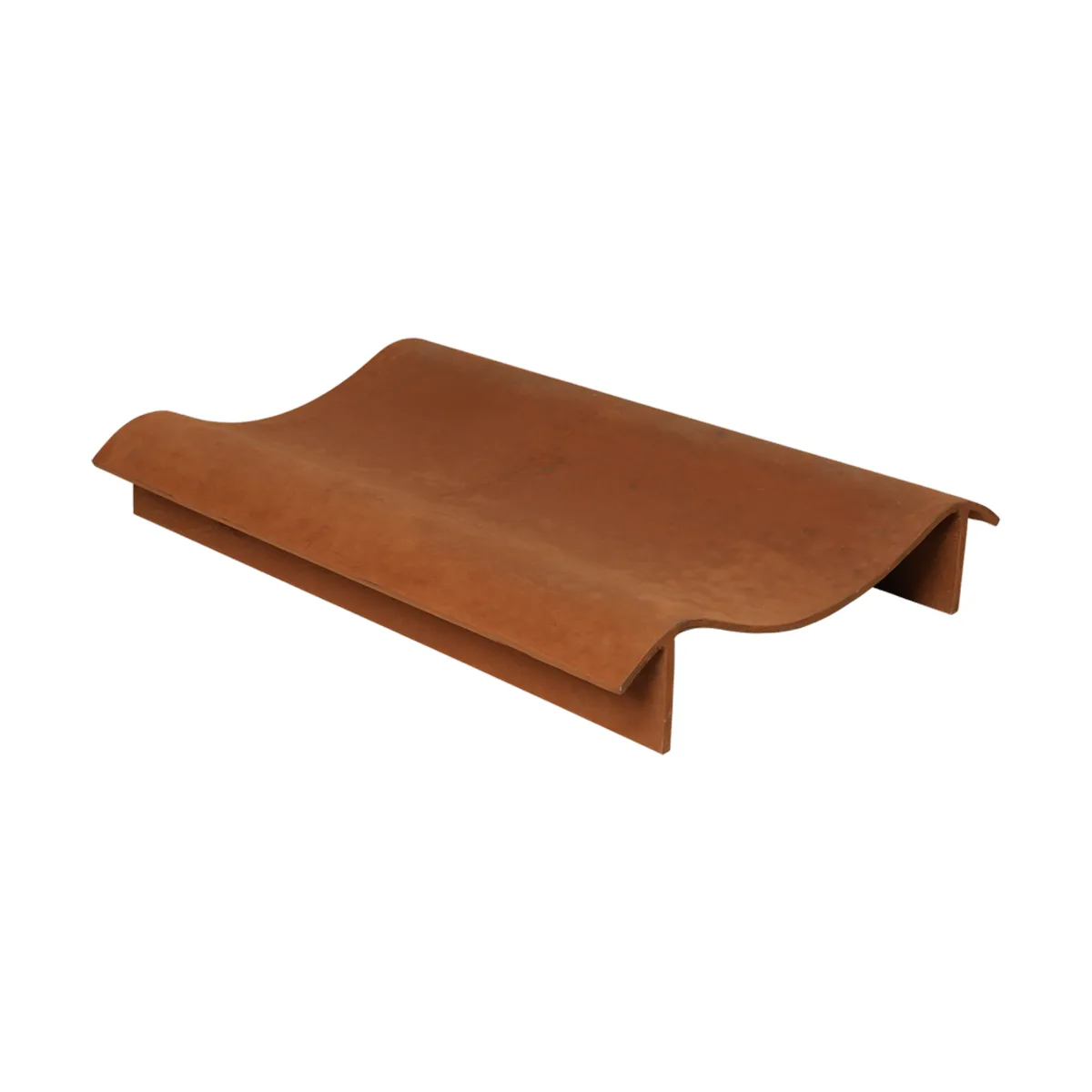 Solene fire pit, Corten steel, 80x55x9.5 cm Ferm Living