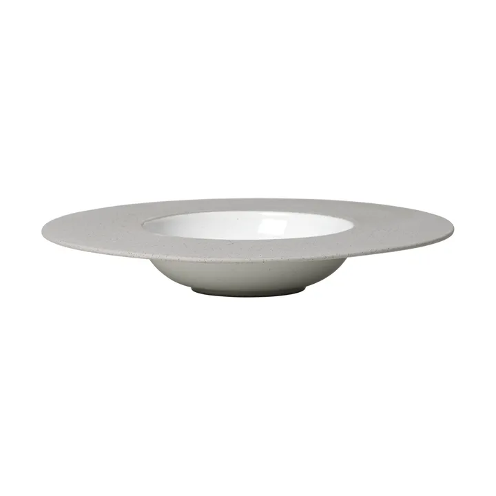 Sonae deep plate - Grey-white, Ø30 cm - Ferm Living
