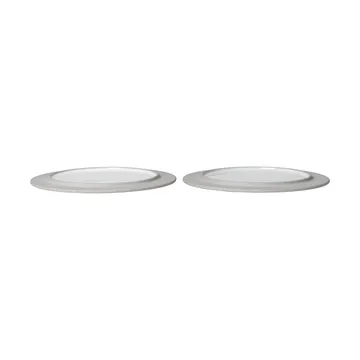 Sonae plate 2-pack - Grey-white, Ø22 cm - Ferm Living