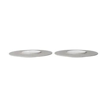 Sonae plate 2-pack - Grey-white, Ø25 cm - Ferm Living
