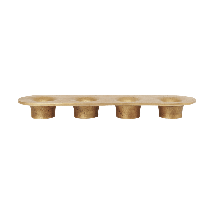 Soothe 4 candlestick 8x29 cm - Brass Finish - Ferm Living