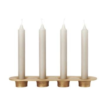 Soothe 4 candlestick 8x29 cm - Brass Finish - Ferm Living