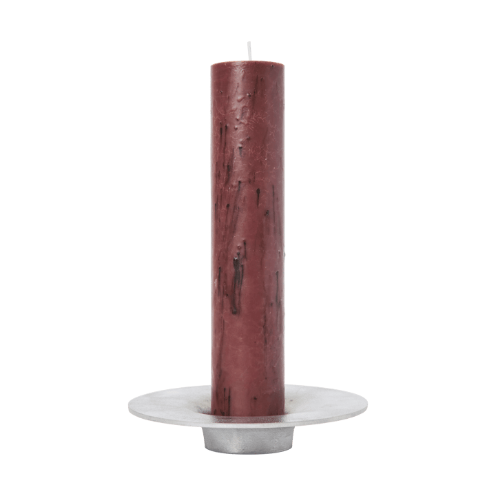 Soothe block candle holder Ø16 cm, Aluminium Ferm Living