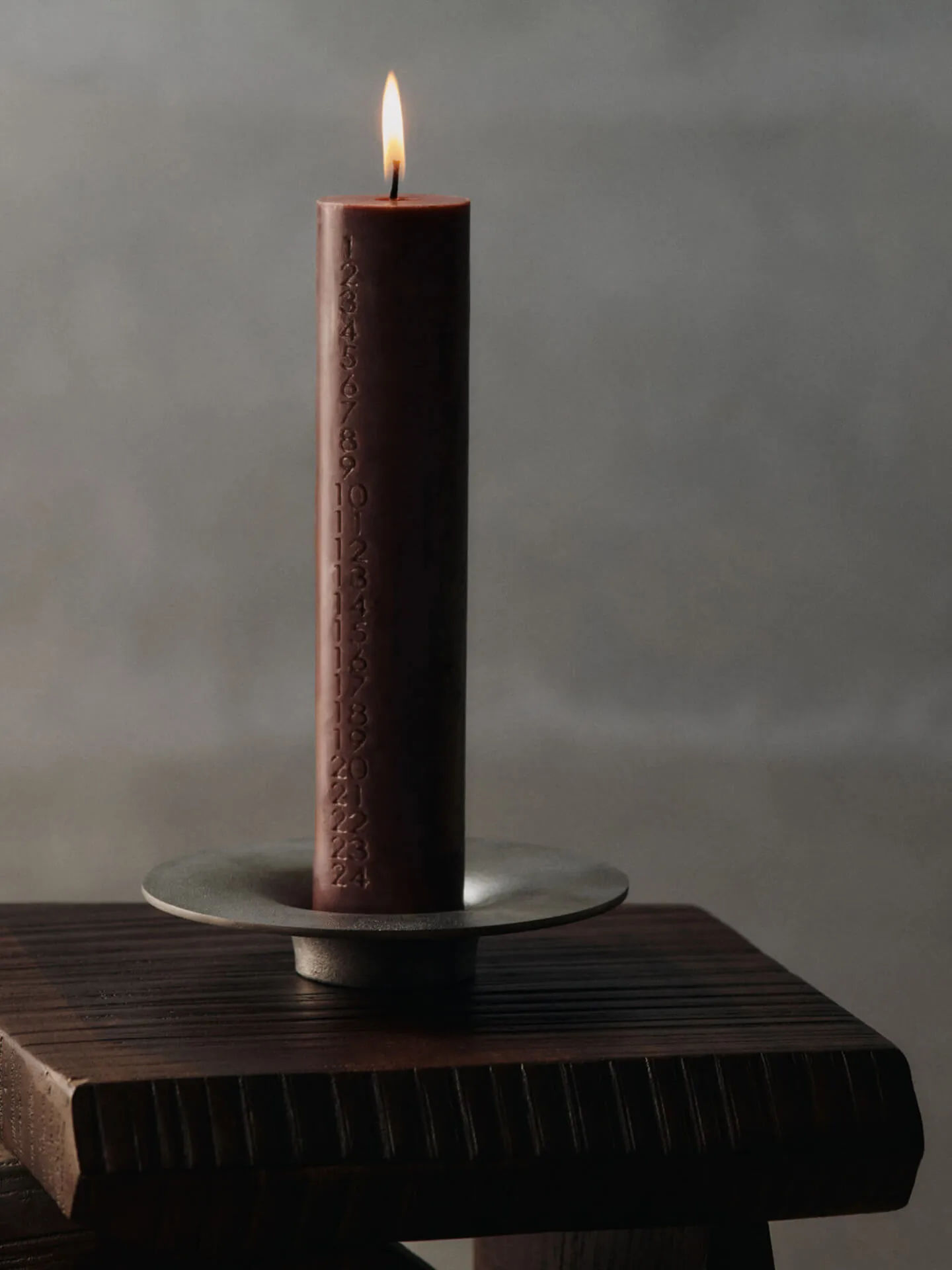 Soothe block candle holder Ø16 cm, Aluminium Ferm Living