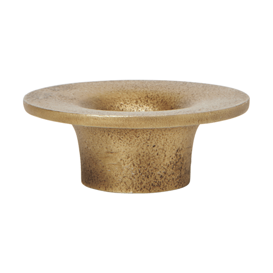 Soothe candle holder Ø8 cm - Brass Finish - Ferm Living
