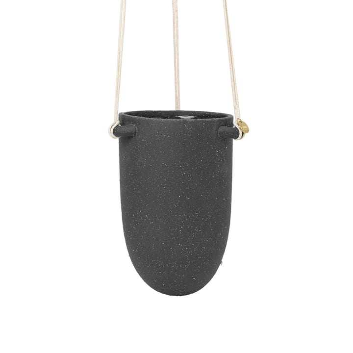 Speckle hanging flower pot Ø13.5 cm - Dark grey - Ferm LIVING