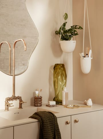Speckle hanging flower pot Ø13.5 cm - Off-white - Ferm Living