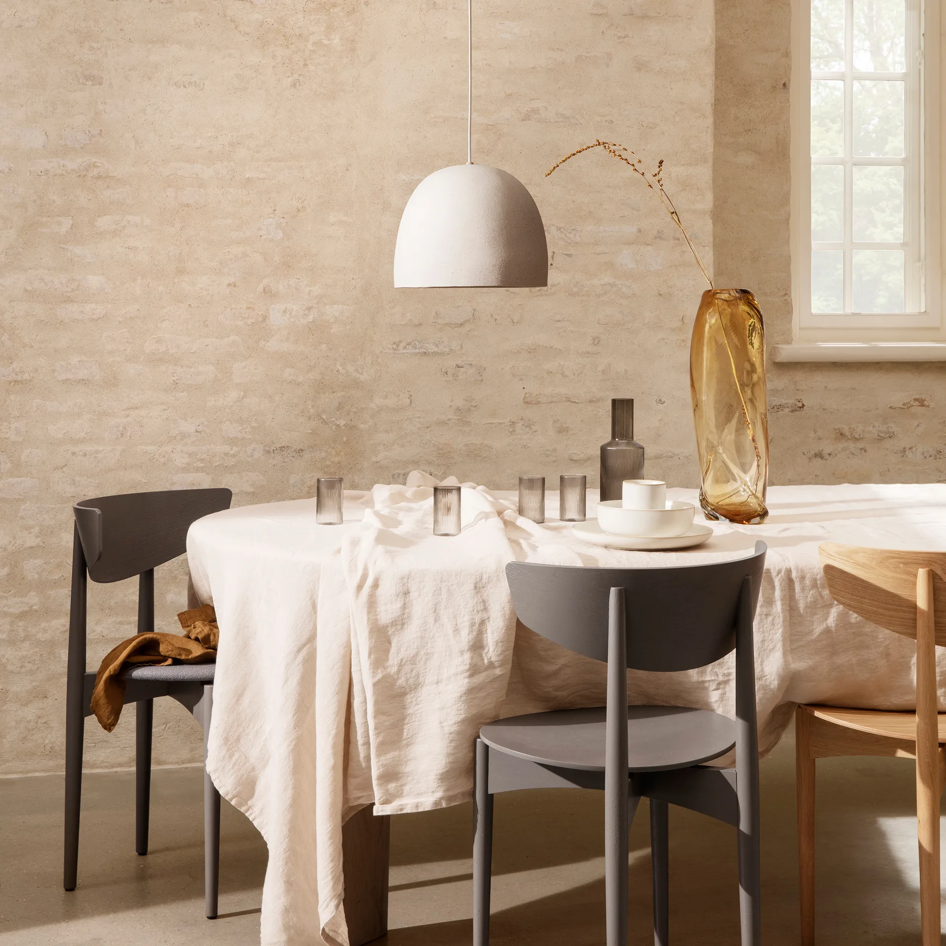 Speckle pendant lamp Ø30.5 cm, Off white Ferm Living