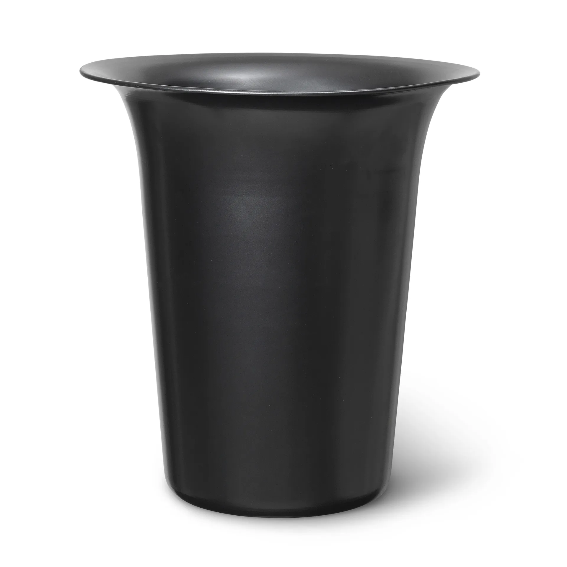 Spun alu basket high Ø35 cm, Blackened Aluminium Ferm Living