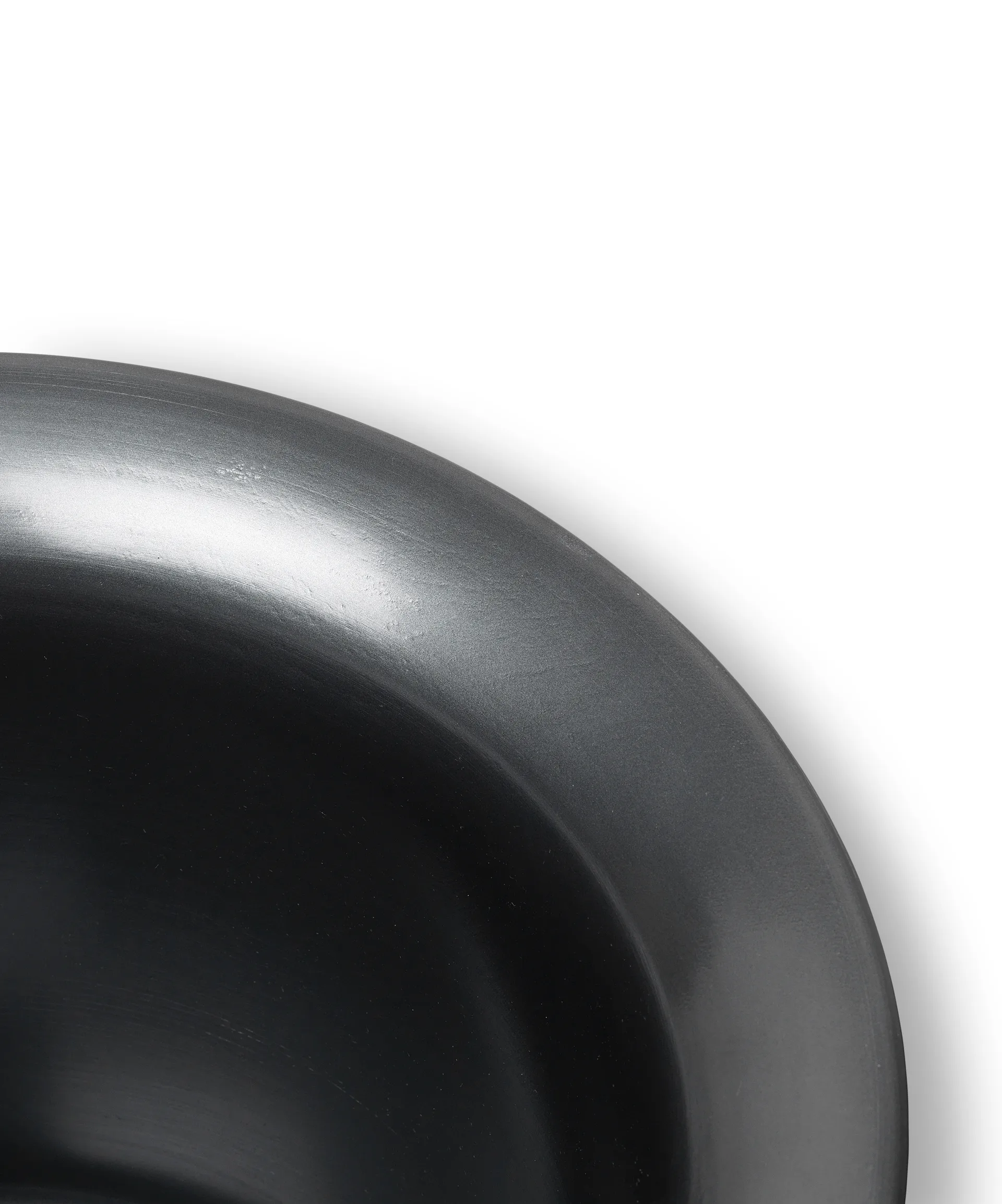 Spun alu basket low Ø37, Blackened Aluminium Ferm Living