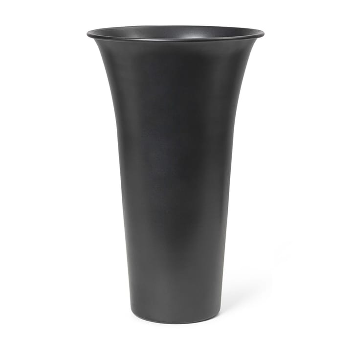 Spun Alu vase Ø21,3x41,9 cm, Blackened aluminum Ferm Living