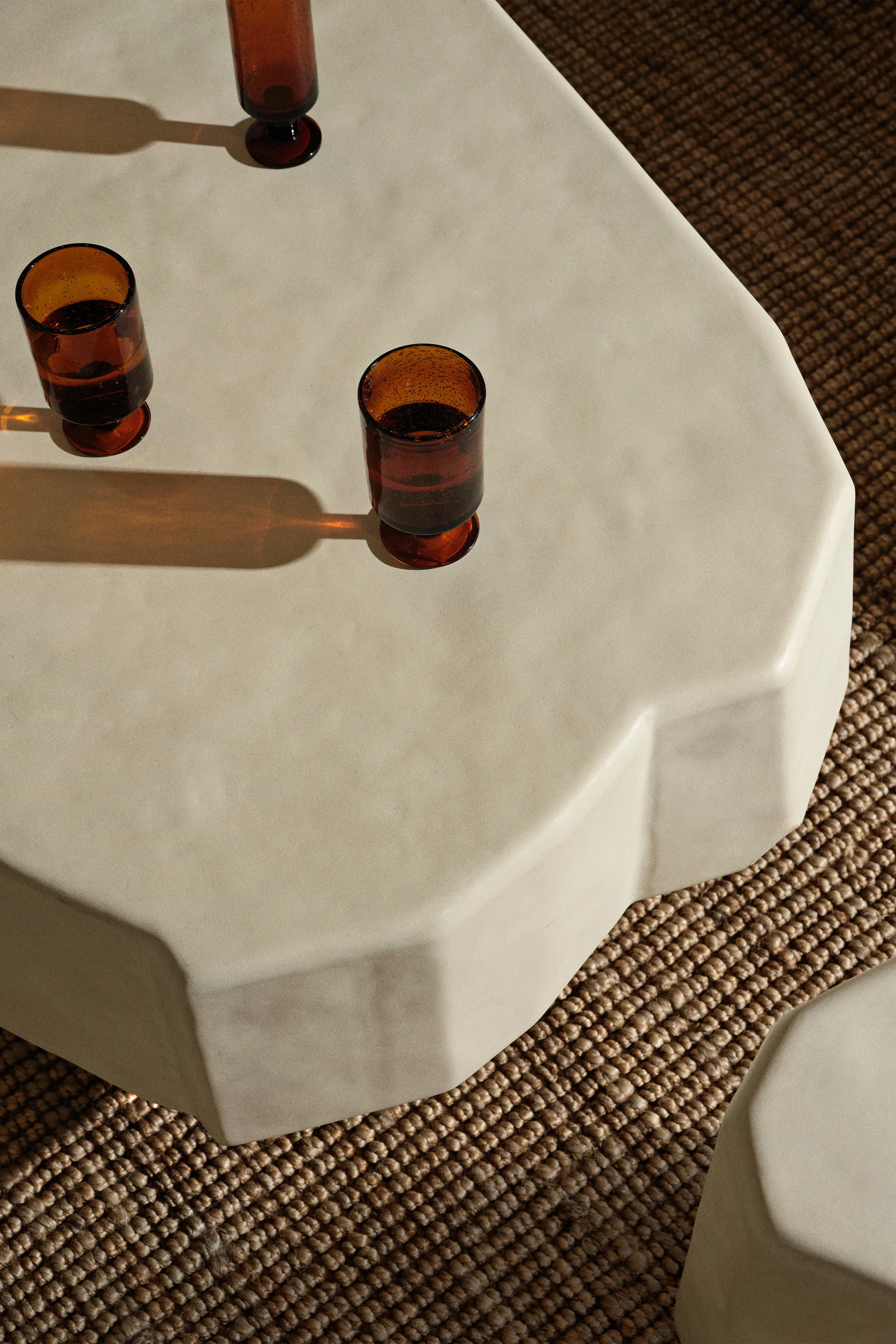 Staffa coffee table 163.5x82.4 cm, Ivory Ferm Living