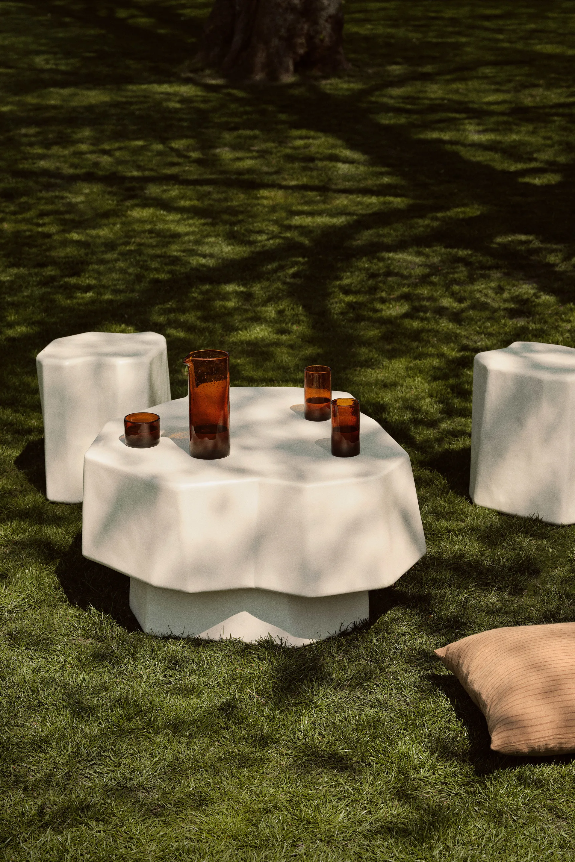 Staffa coffee table 163.5x82.4 cm, Ivory Ferm Living