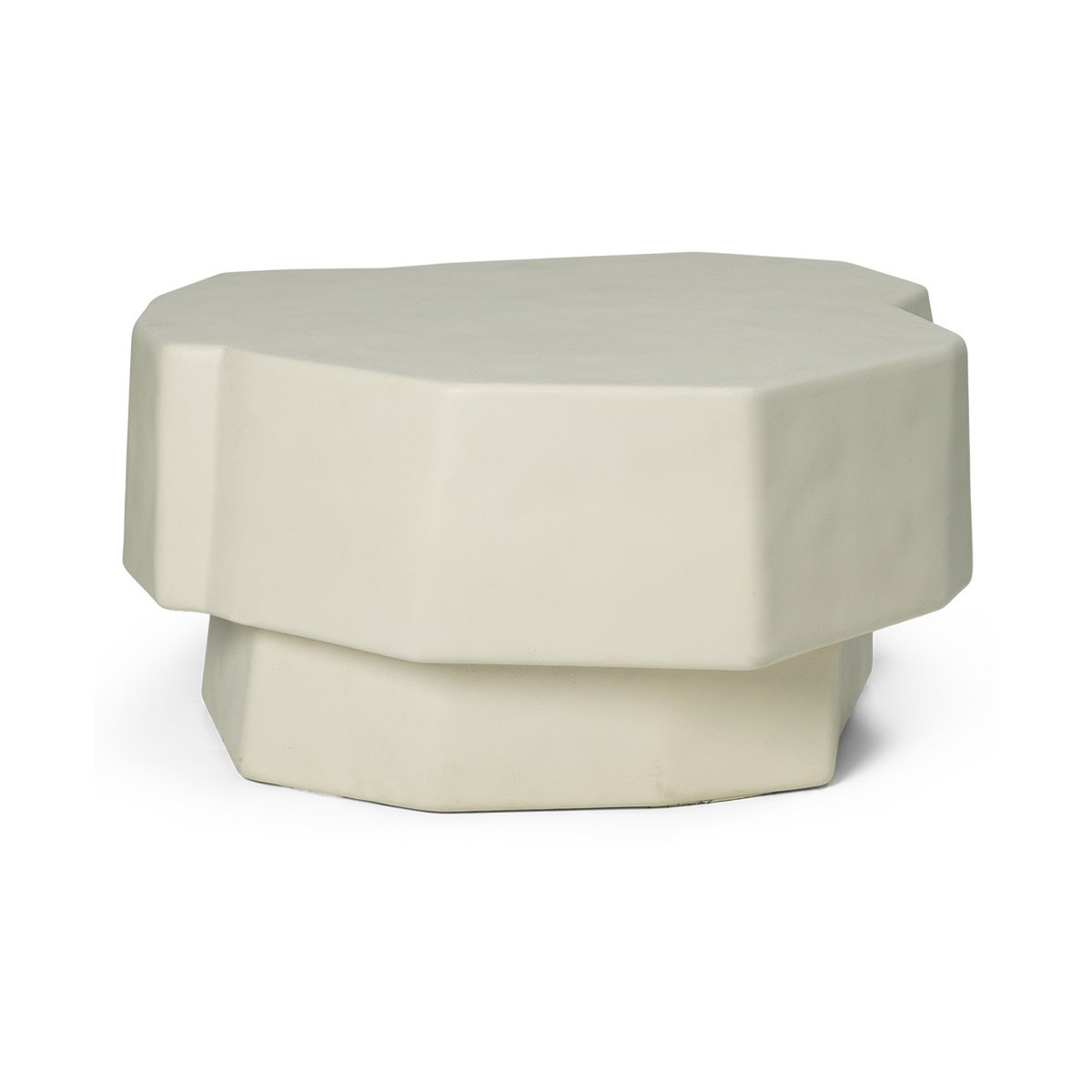 Ferm Living Staffa coffee table 83.7x75.8 cm Ivory | Scandinavian Design | Garden tables | White