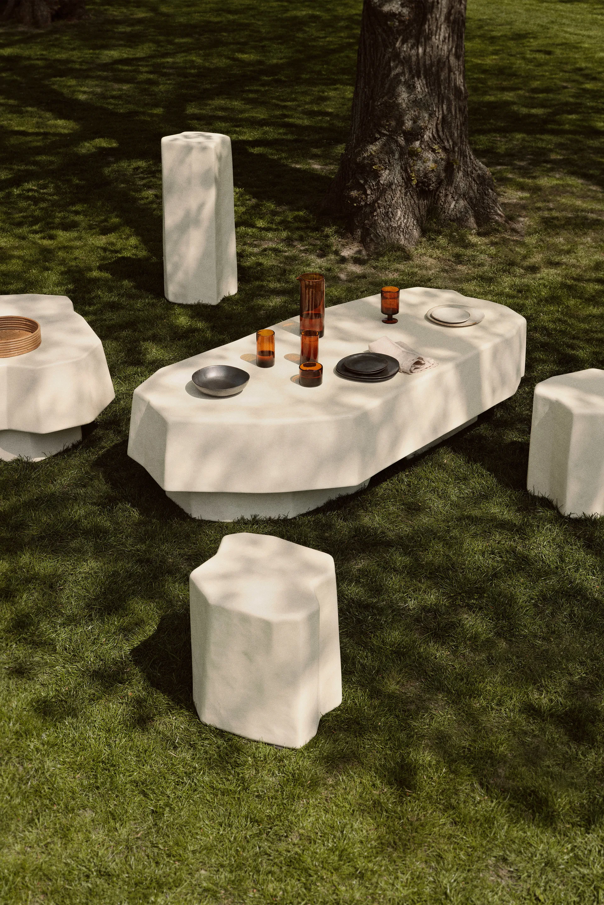 Staffa coffee table 83.7x75.8 cm, Ivory Ferm Living