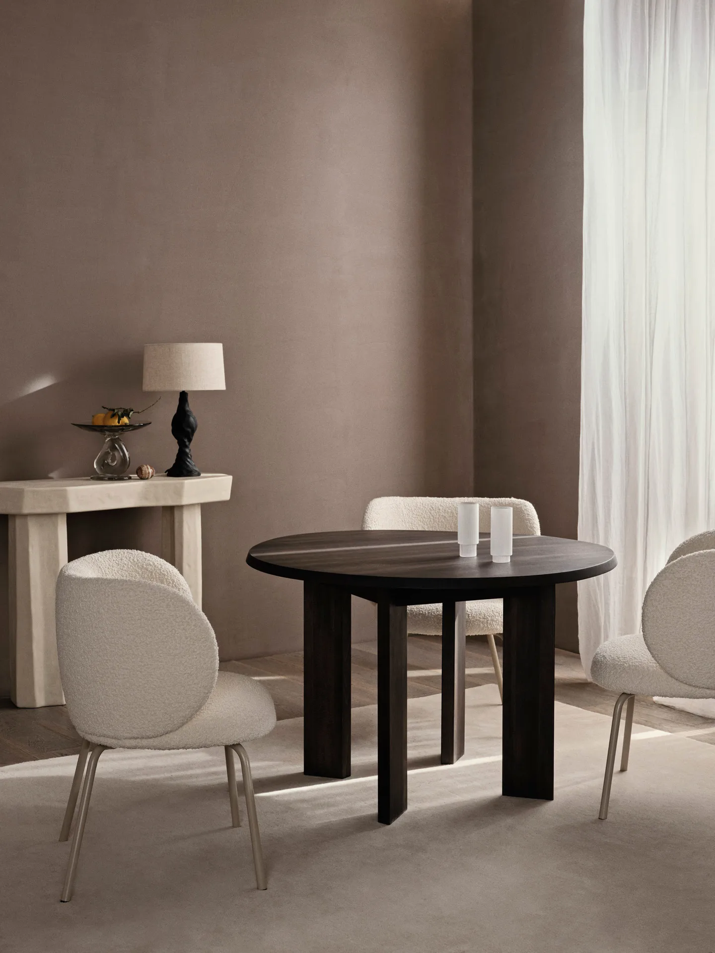 Staffa console table 33,4x100,8x85 cm, Ivory Ferm Living