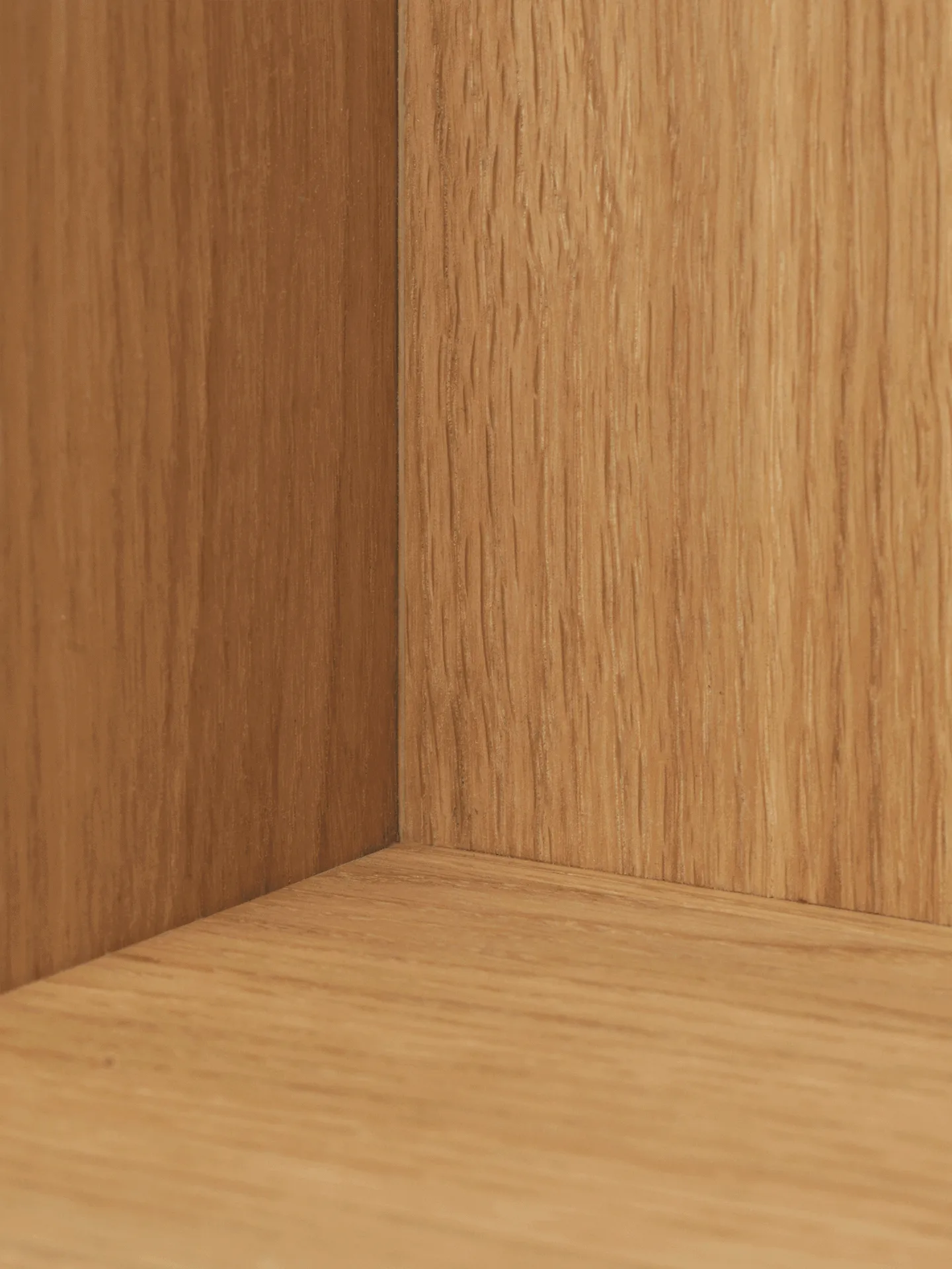 Stagger shelf low, Oiled Oak Ferm Living