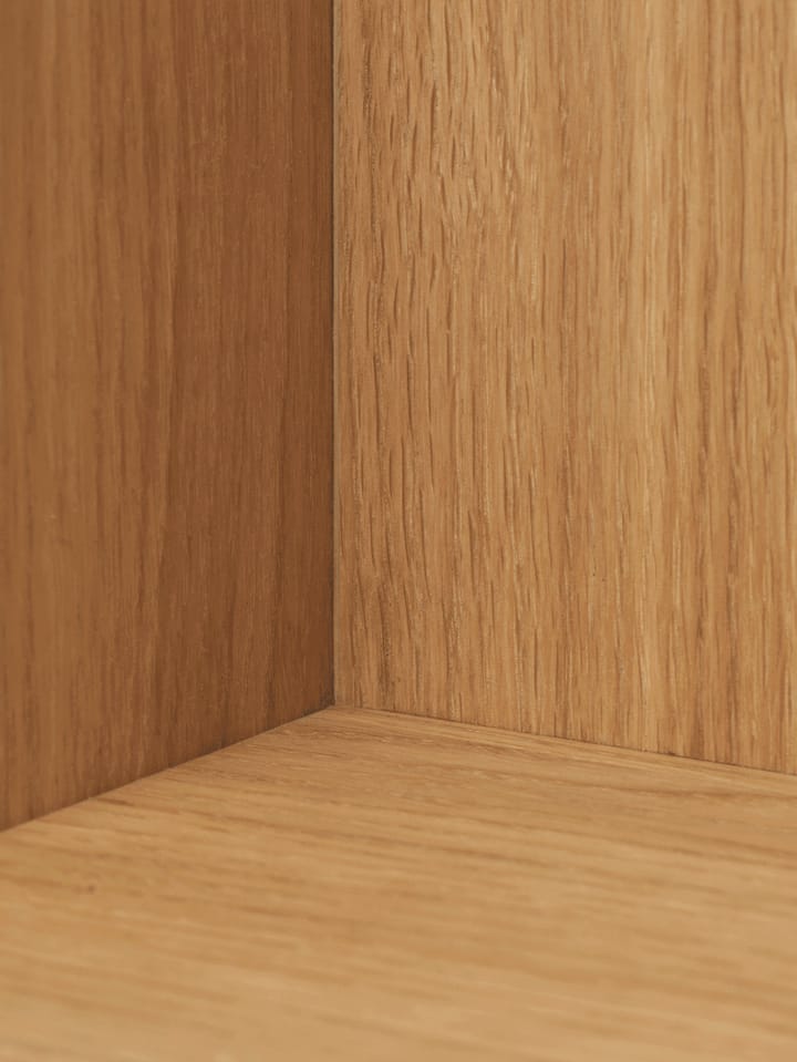 Stagger shelf low, Oiled Oak Ferm Living