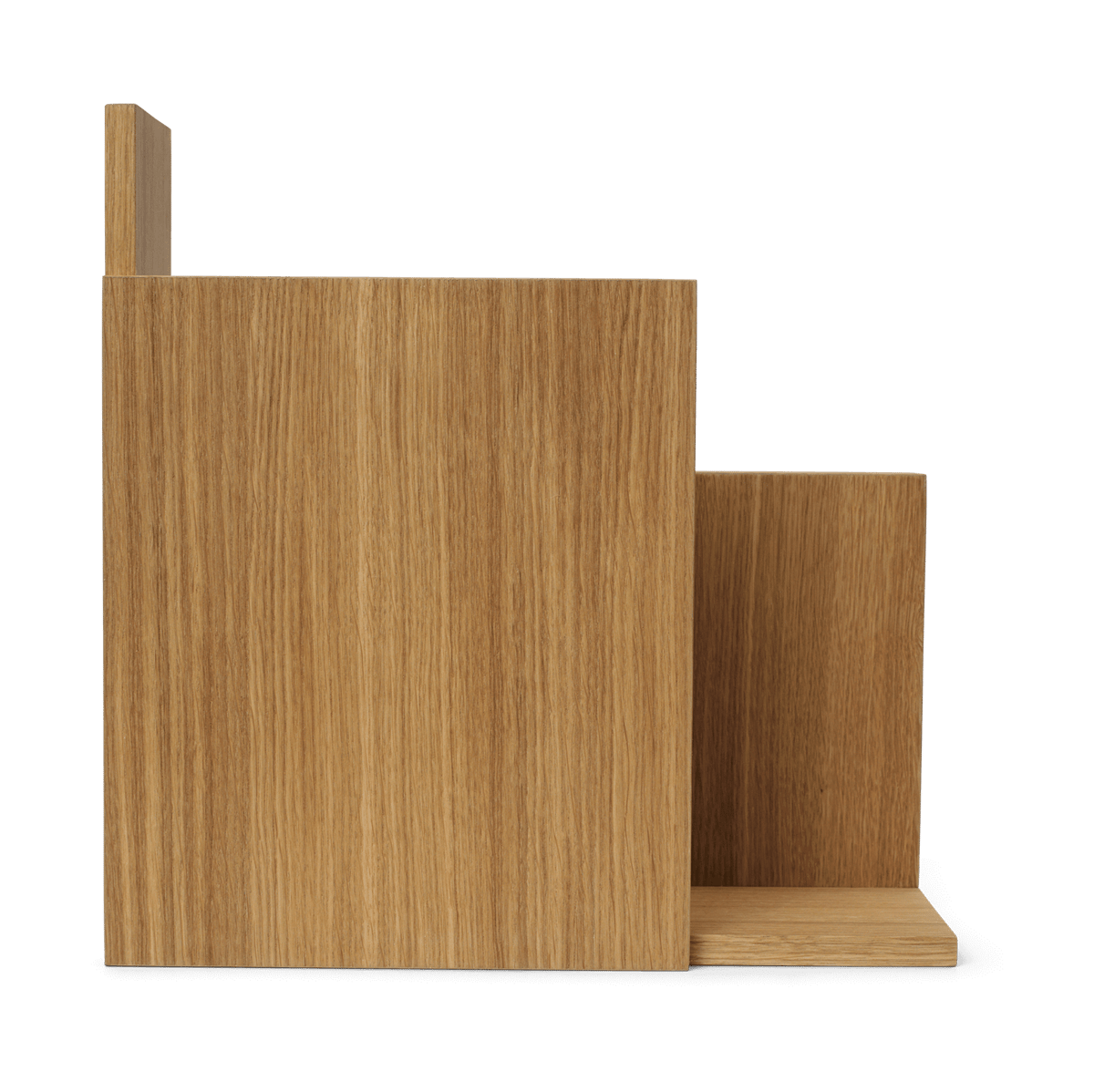 Ferm Living Stagger shelf square Oiled Oak | Scandinavian Design | Shelves & shelving systems | Brown