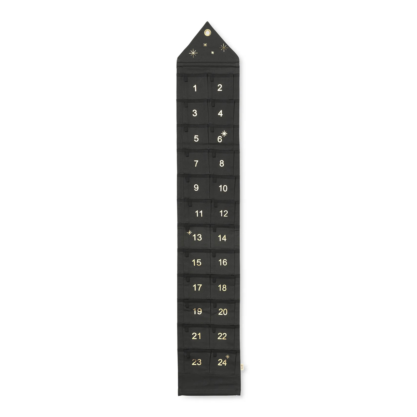 Star Christmas calendar house 150 cm, Dark green Ferm Living