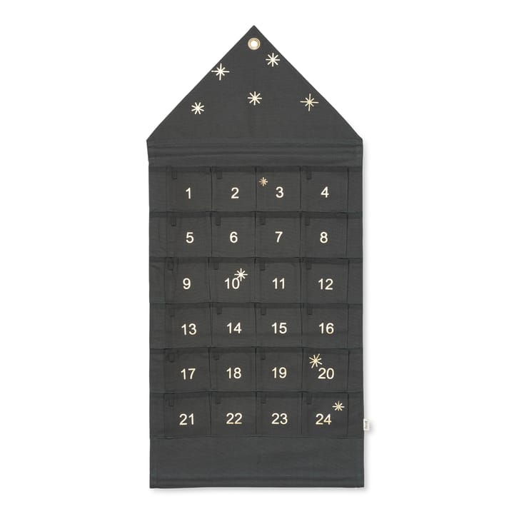 Star Christmas calendar hus 100 cm, Dark green Ferm Living