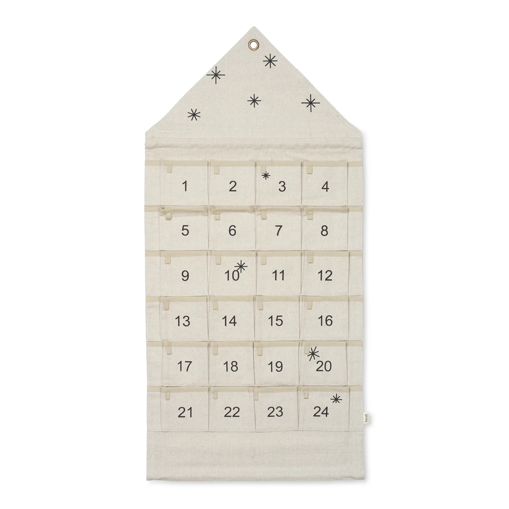 Star Christmas calendar hus 100 cm, Sand Ferm Living