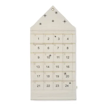 Star Christmas calendar hus 100 cm - Sand - Ferm Living