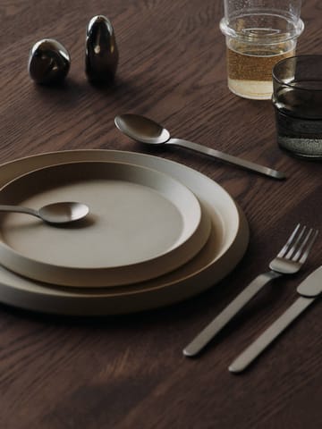 Stelo cutlery set 4 pieces - Brushed Stainless Steel - Ferm Living