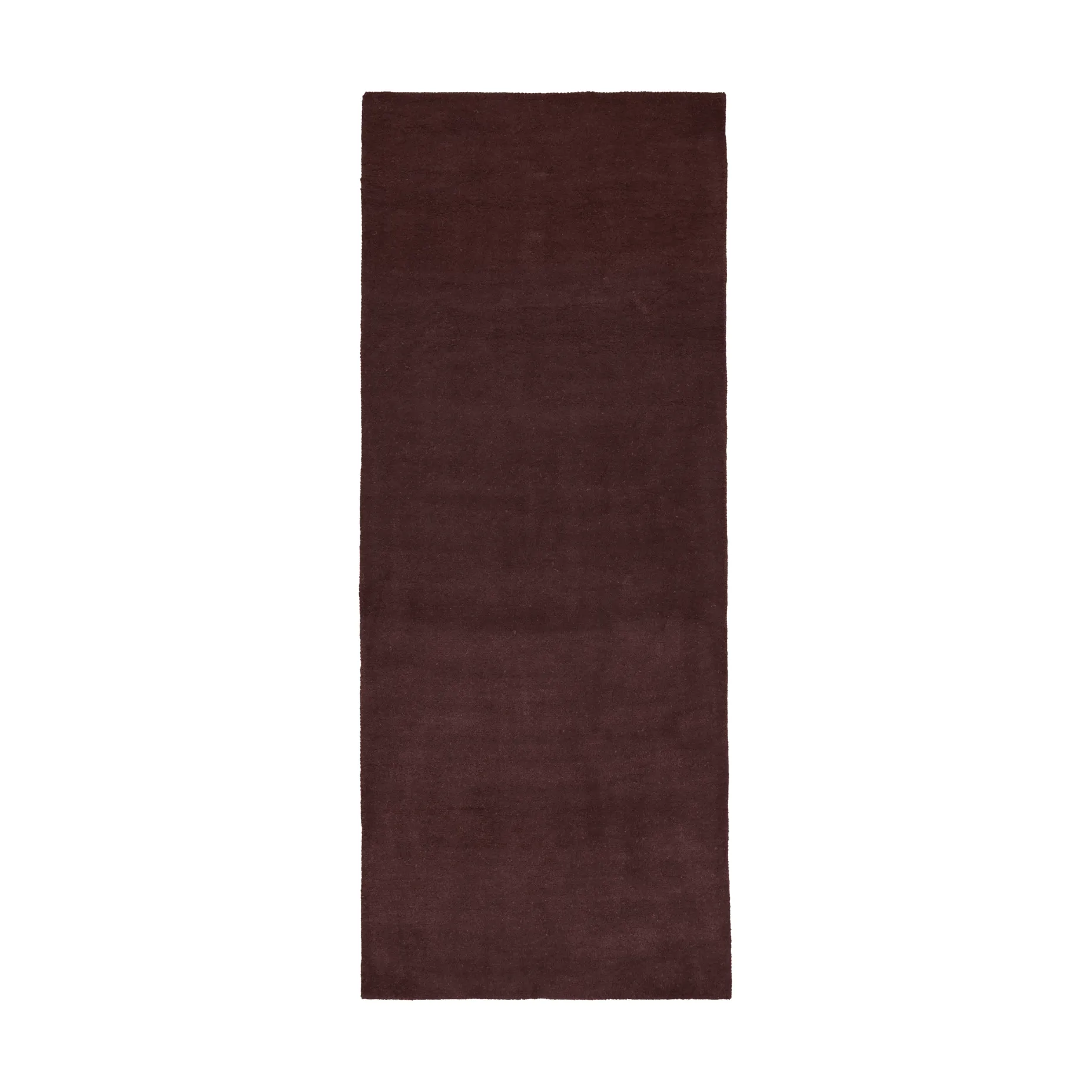 Stille tufted rug, Dark pecan, 80x200 cm Ferm Living