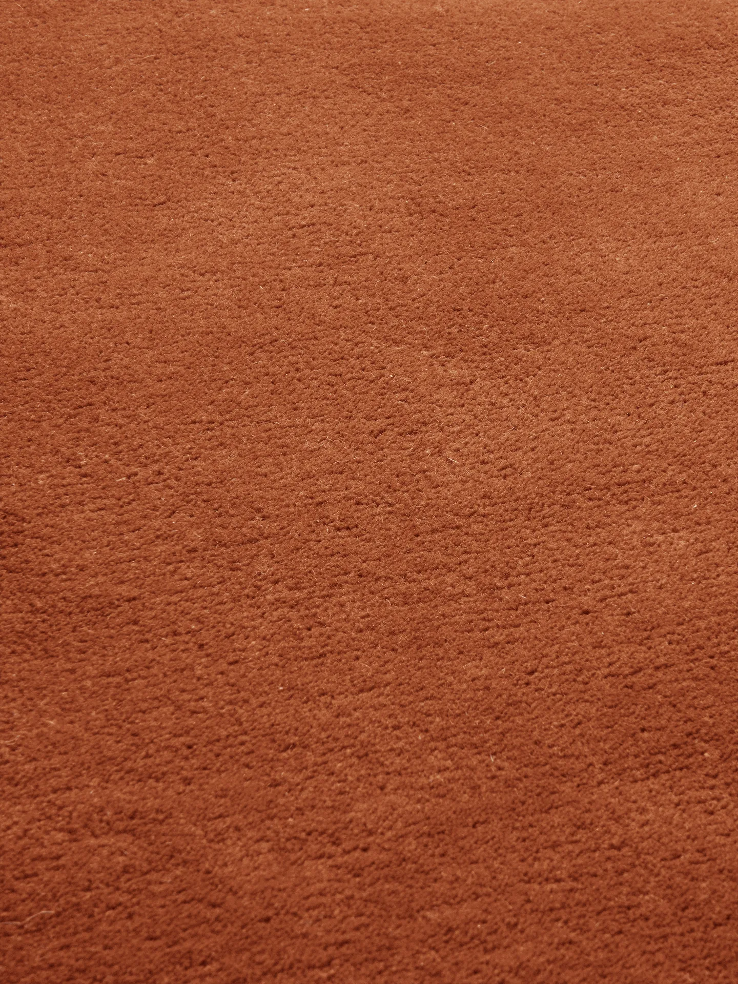 Stille tufted rug round, Red brown, Ø240 cm Ferm Living