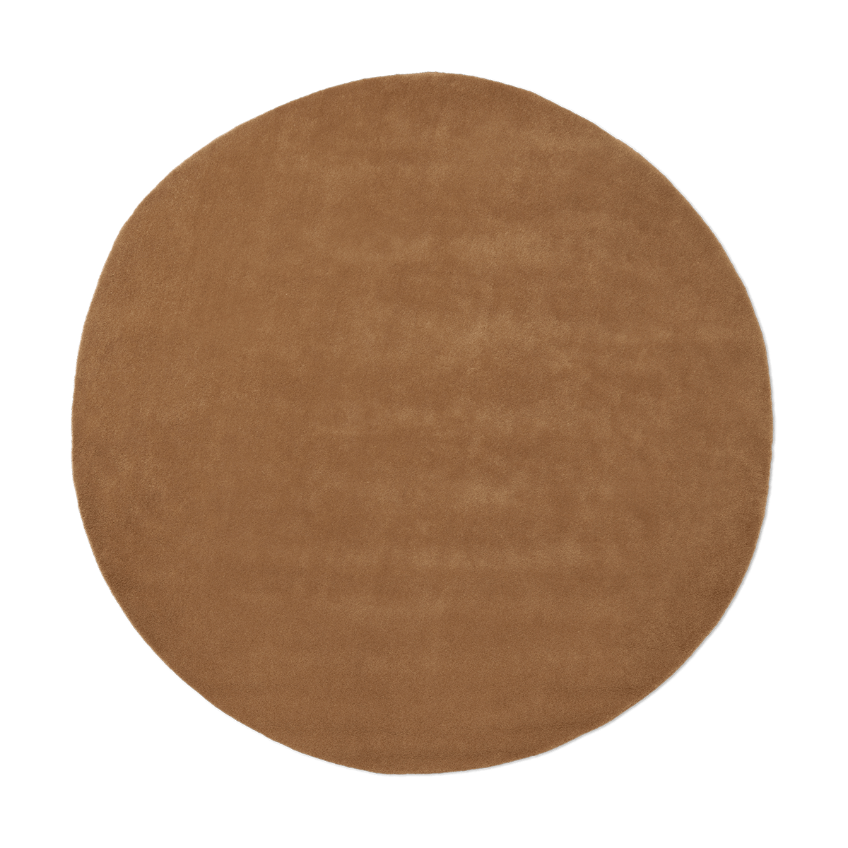 Ferm Living Stille tufted rug round Toffee, Ø240 cm