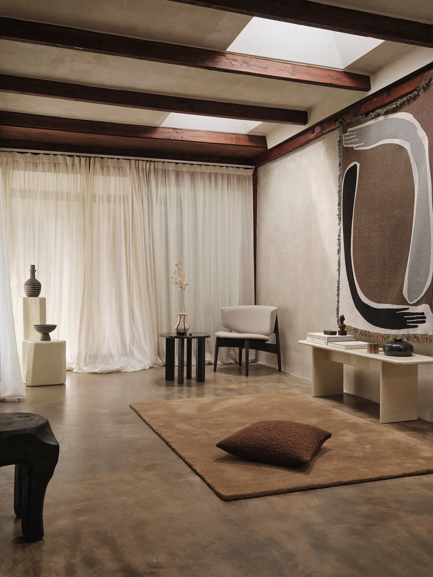 Stille tufted rug, Toffee, 140x200 cm Ferm Living