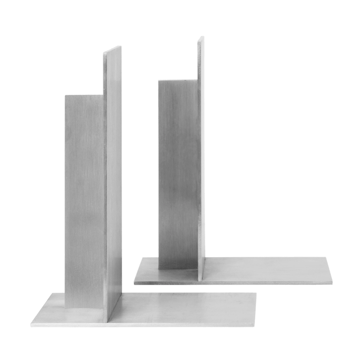 Stock bookend 2-pack - Aluminium - Ferm Living