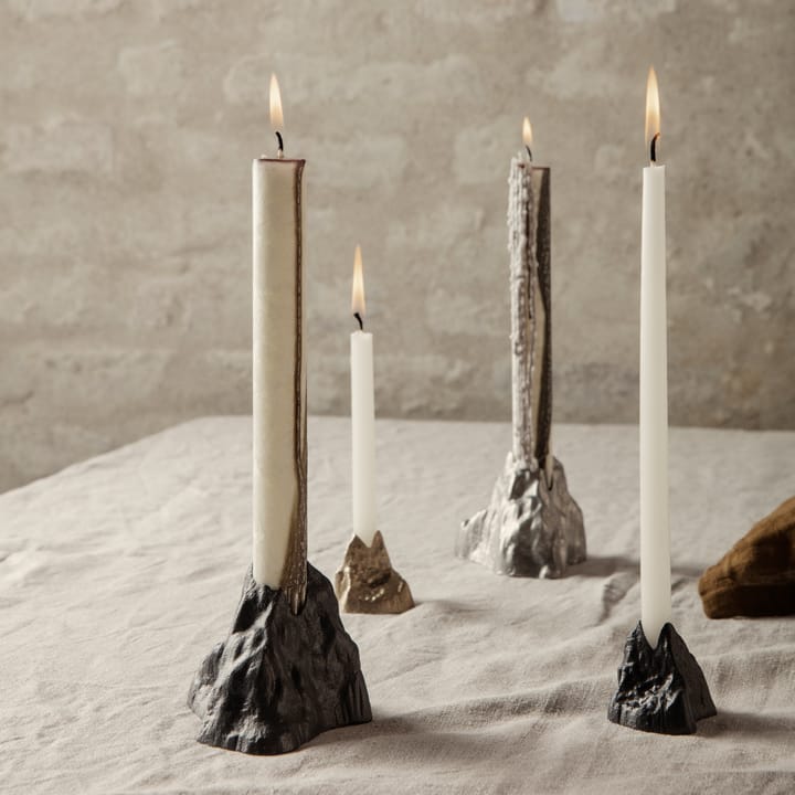 Stone candle sticks 3.7 cm - brass - Ferm Living