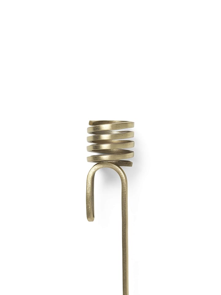 Stone christmas tree candle sticks, brass Ferm Living