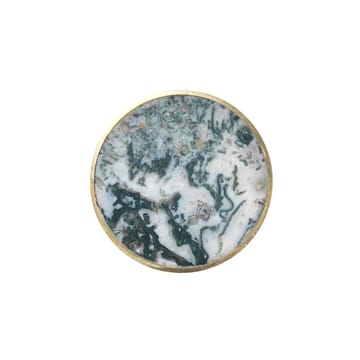 Stone large hook - agate moss-brass - Ferm Living