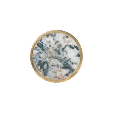 Stone small hook - agate moss-brass - Ferm Living