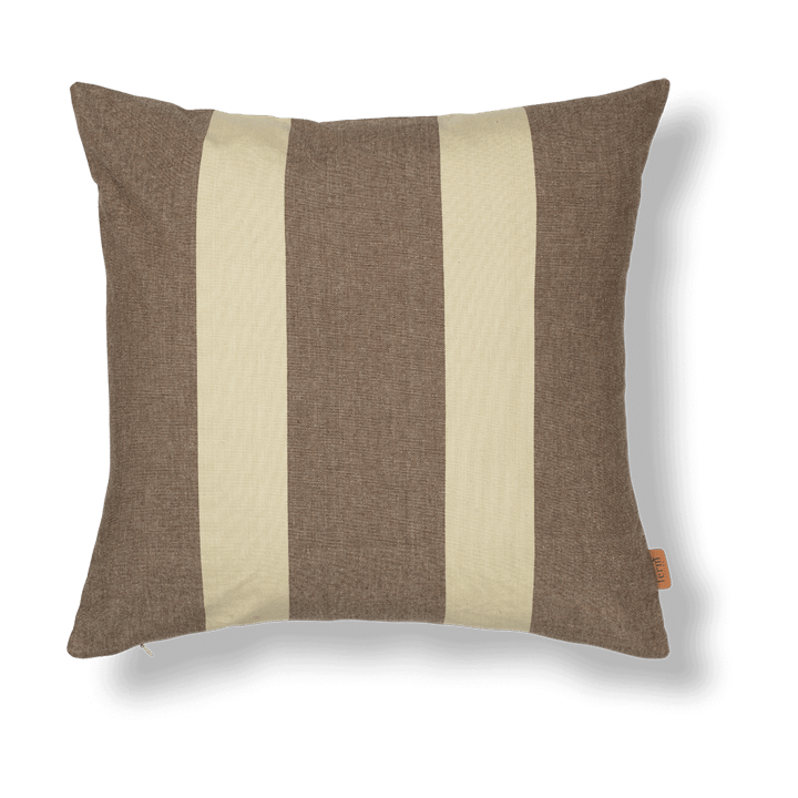 Strand outdoor cushion cover 50x50 cm - Carob brown-parchment - Ferm LIVING