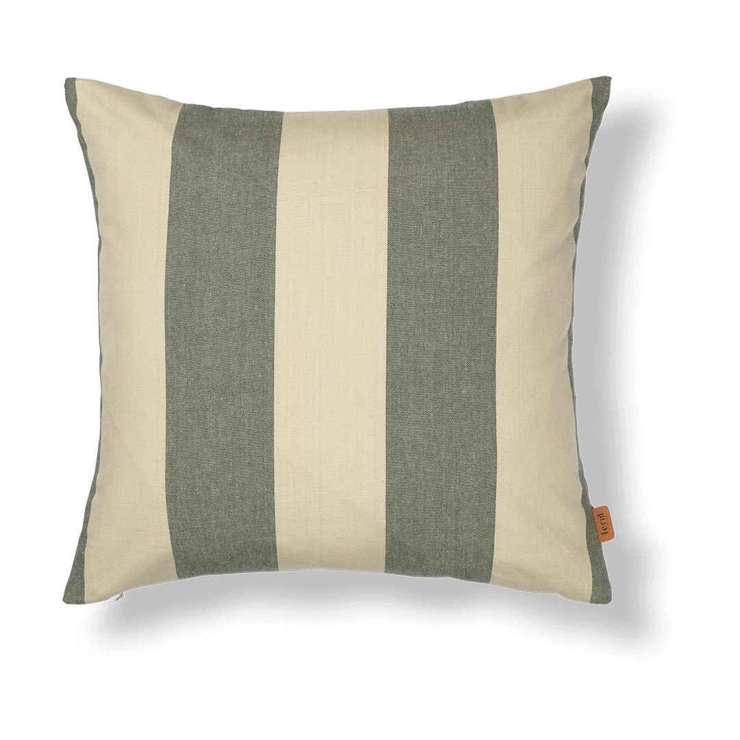 Ferm Living Strand outdoor cushion cover 50x50 cm Dark lichen-parchment