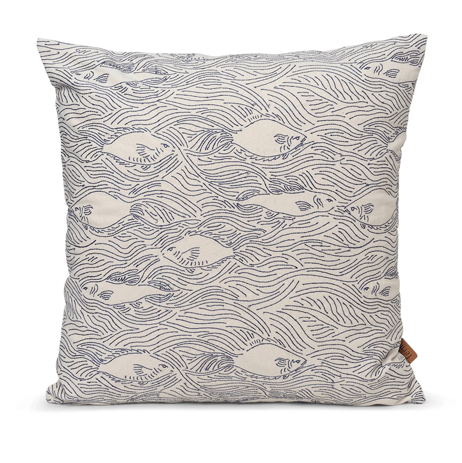 Stream cushion 50x50 cm, Off white Ferm Living
