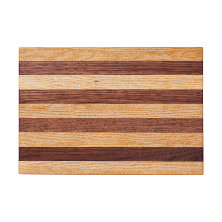 Stribe cutting board bold 25x36 cm, Walnut-oak Ferm Living