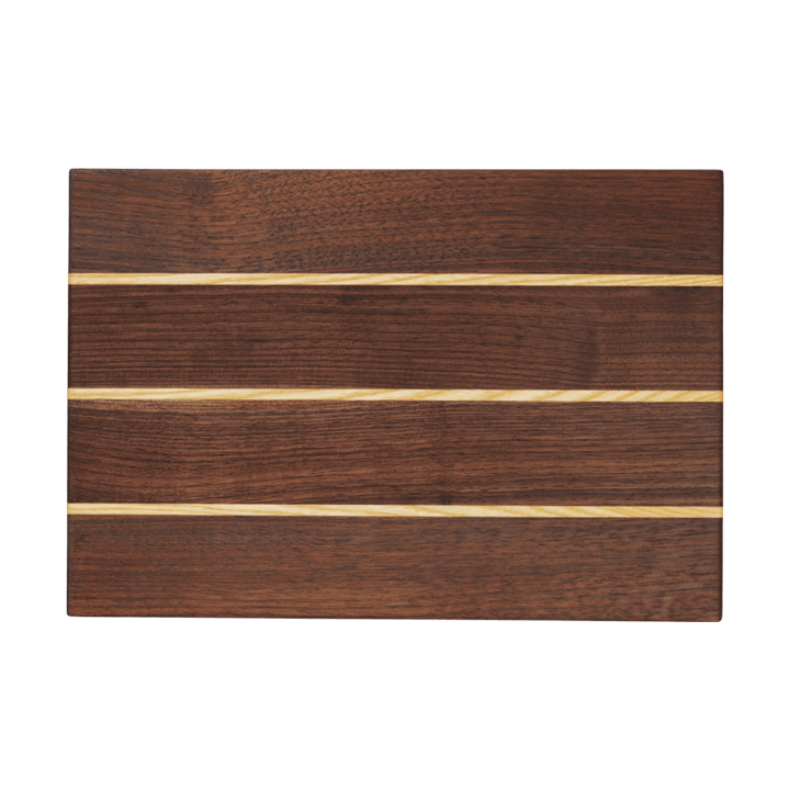 Stribe cutting board fine 25x36 cm, Walnut-ash Ferm Living