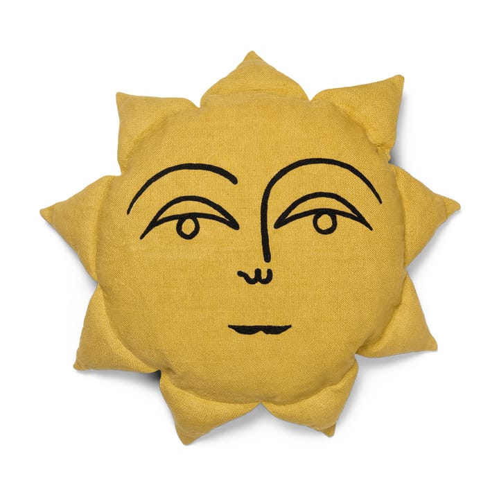 Sun cushion Ø35 cm - Yellow - Ferm LIVING