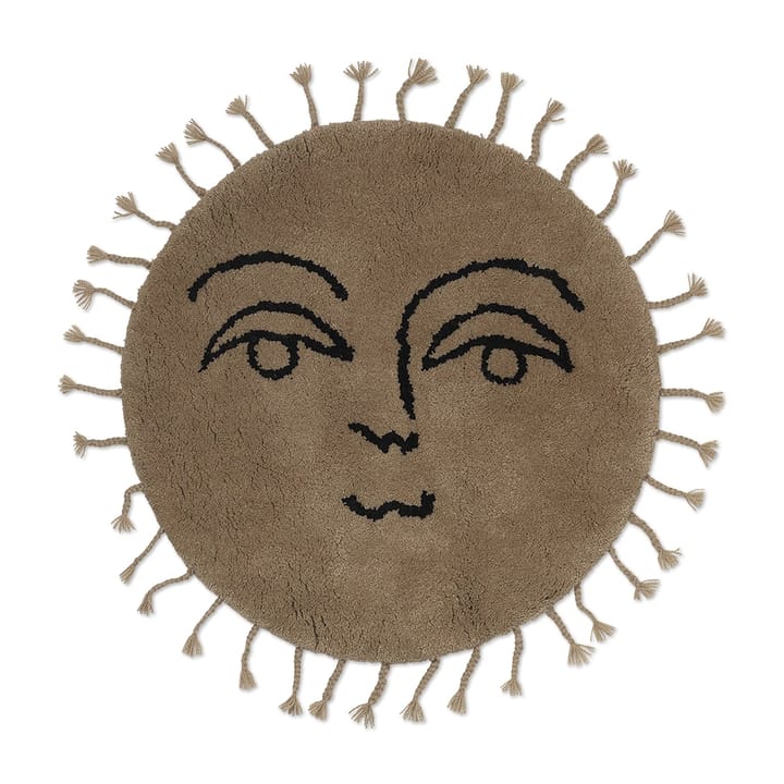 Sun rug Ø70 cm - Natural - Ferm LIVING
