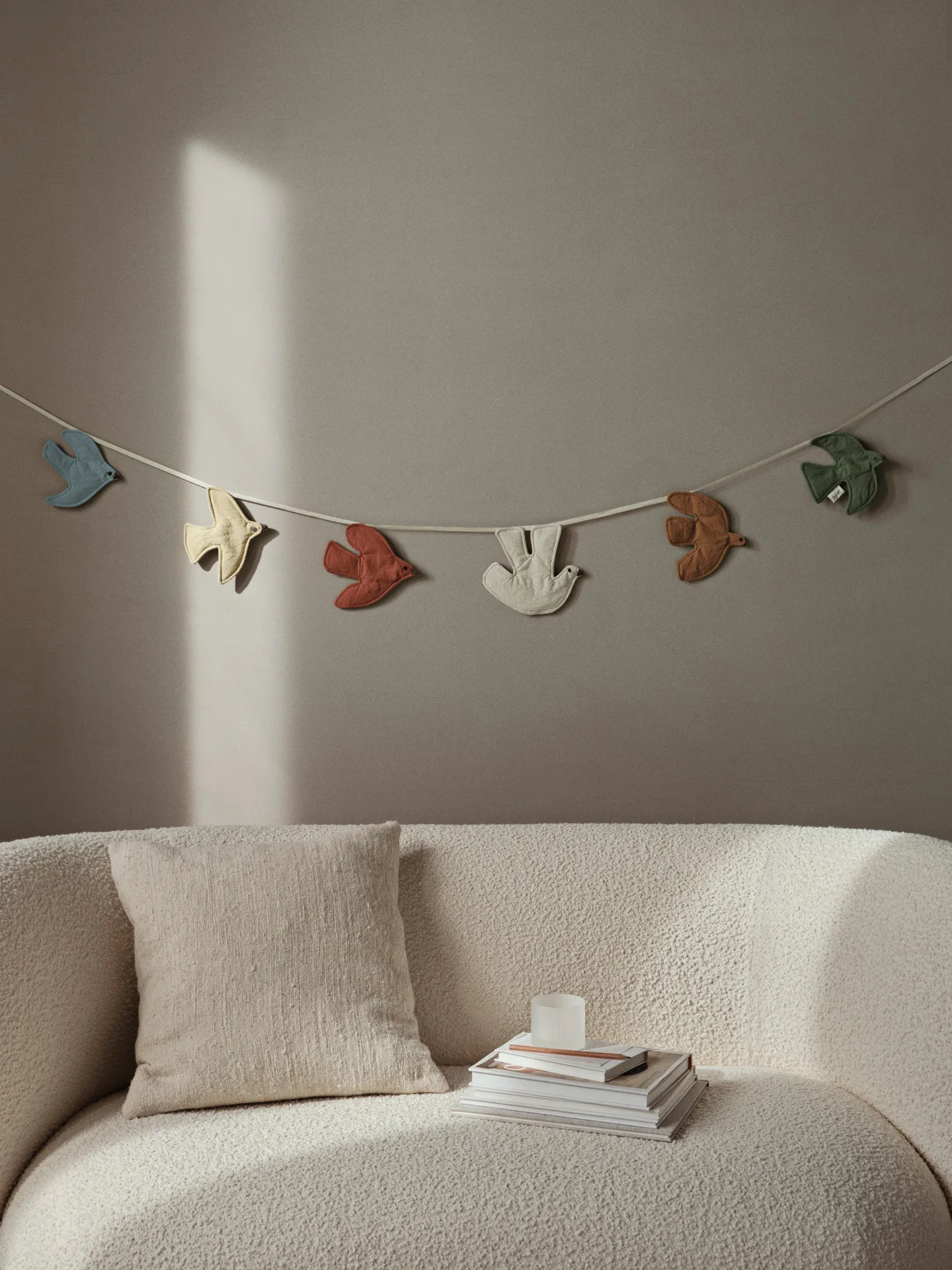 Swif bird garland 220 cm, Multi Ferm Living